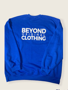 Royal Blue And White Sweatshirt