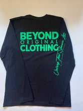 Black and Green Long Sleeve T-Shirt